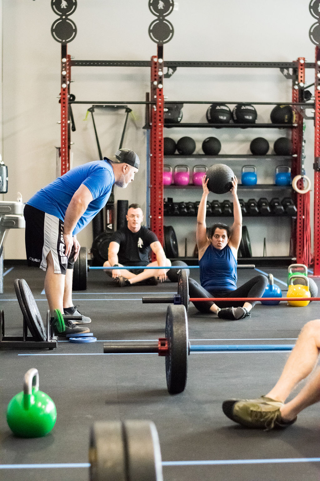 Group fitness class at Sasquatch Strength in Redmond WA
